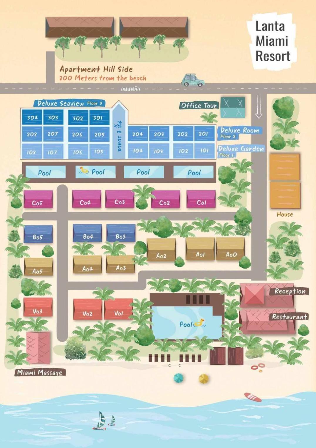 Lanta Miami Resort - Sha Extra Plus Ko Lanta Kültér fotó